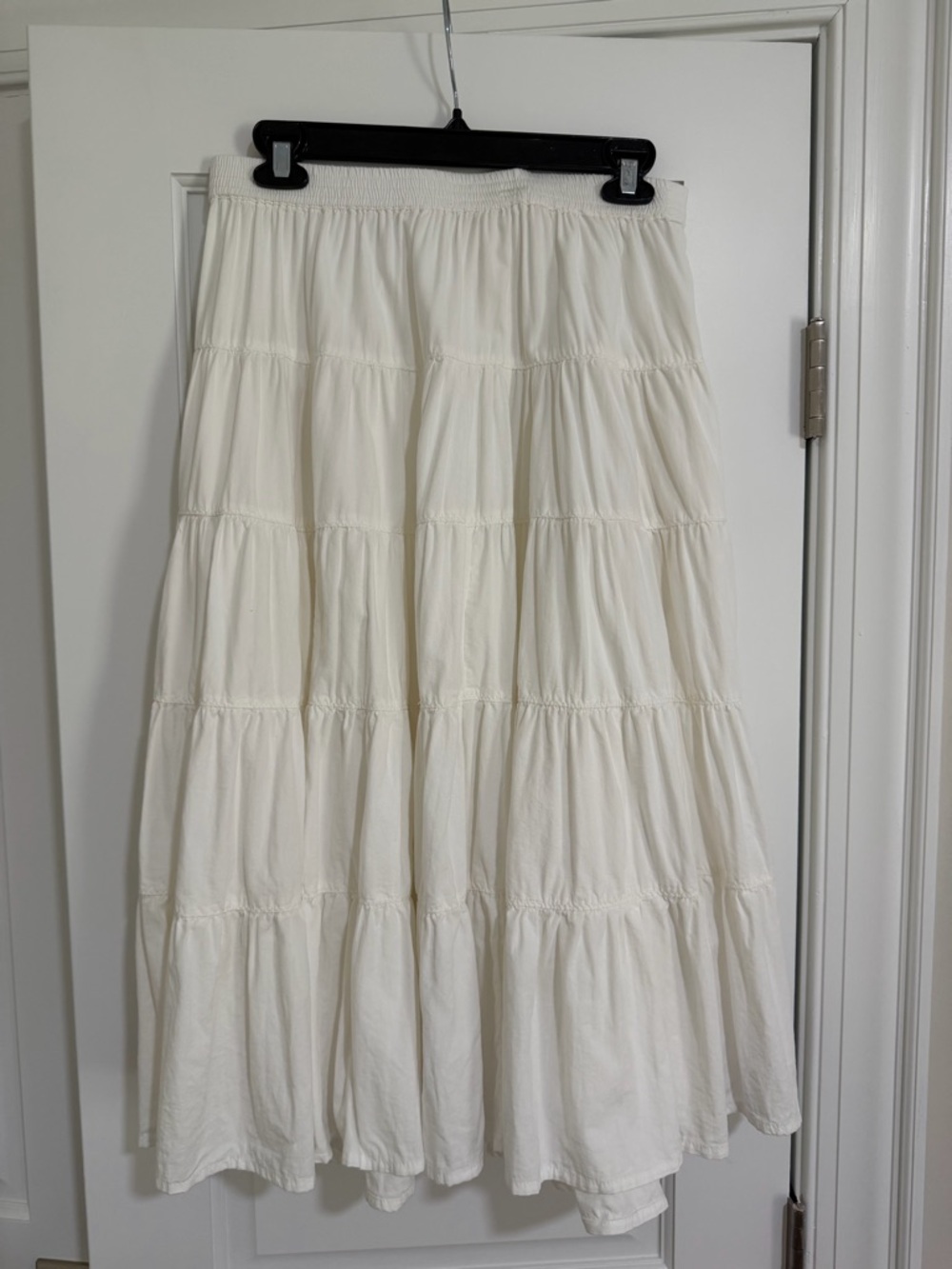 Free People In Swing White Midi Skirt | Size Small - Picture 6 of 14